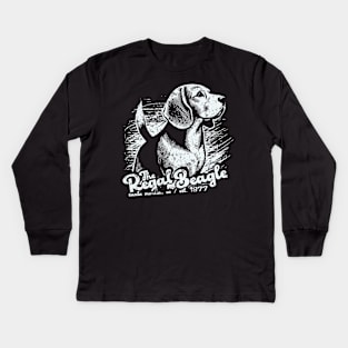 The Regal Beagle 1977 // Threes Company Kids Long Sleeve T-Shirt